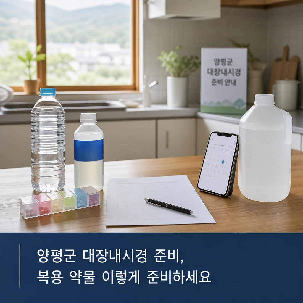 양평군 대장내시경 검사 전 약물 복용은 어떻게 하나요?